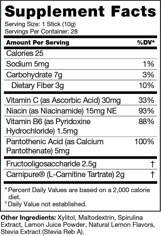 Aqua Lean Supplement Facts label